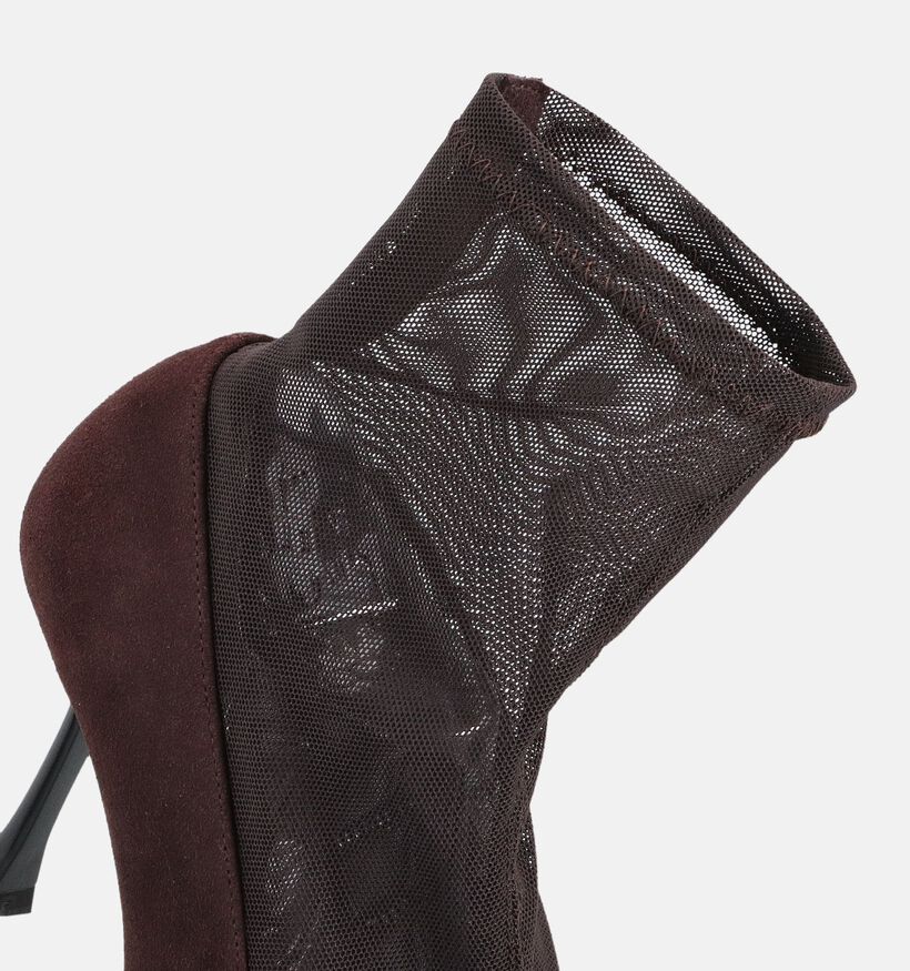 March23 Vasco Chocolate Mesh Escarpins en Brun foncé pour femmes (364196)