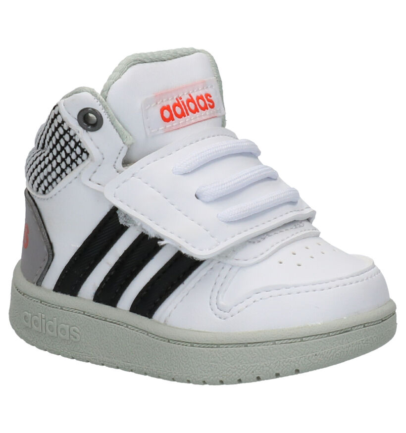 adidas Hoops Baskets en Noir en simili cuir (262060)