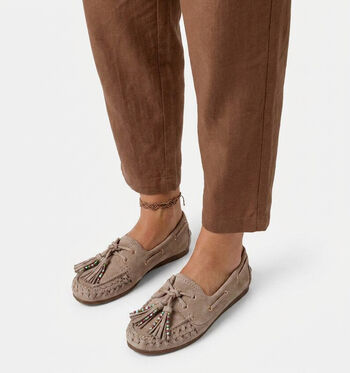 Poelman Chaussures plates Beige/Marron