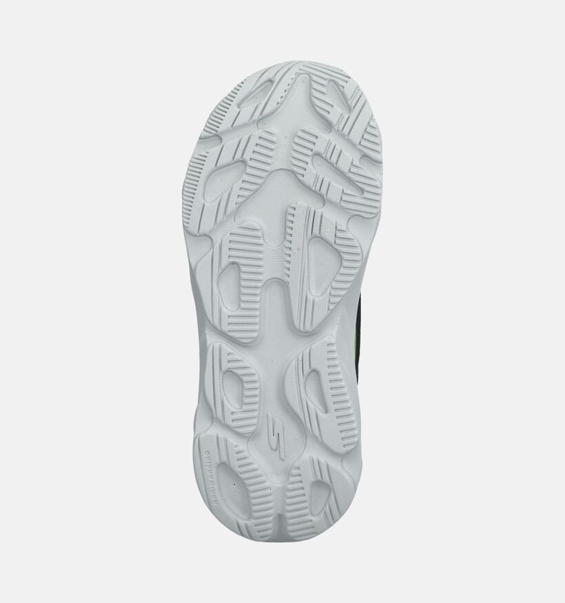 Skechers Max Run Zwarte/Fluo Sneakers voor jongens (376847) - geschikt voor steunzolen