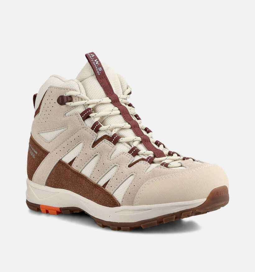Icepeak Aura Mc Ms Chaussures de randonn&eacute;e en Beige fonc&eacute; pour femmes (378579) - pour semelles orthop&eacute;diques