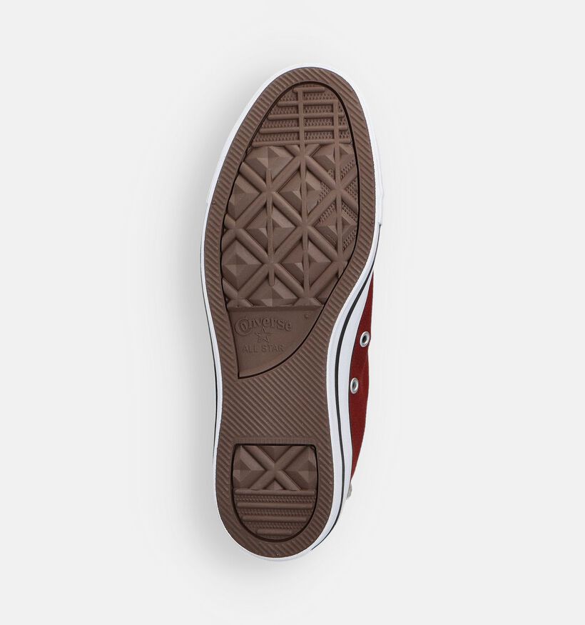 Converse Chuck Taylor All Star High Baskets montantes en Bordeaux pour femmes (359967) - pour semelles orthopédiques