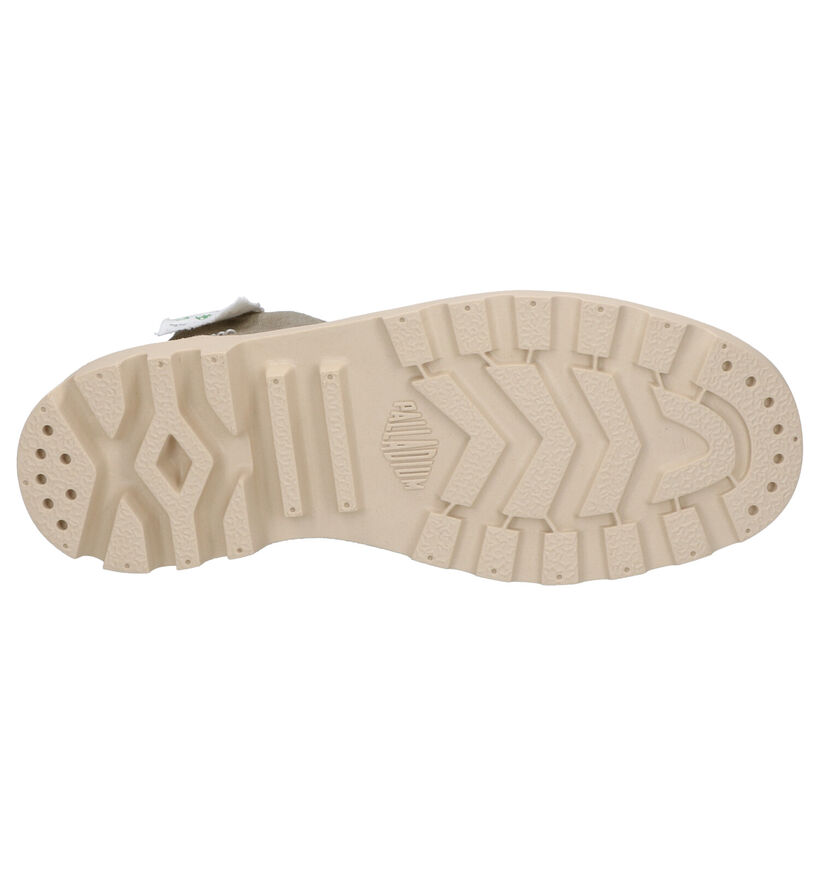 Palladium Hi Organic Bottines en Kaki en textile (267405)