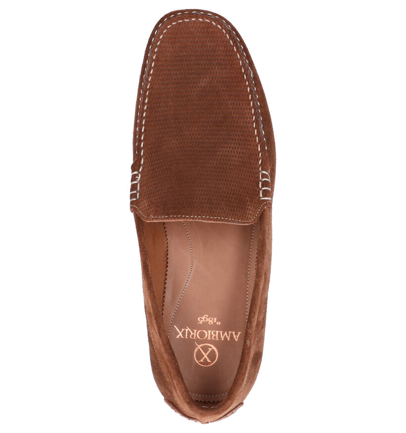 Ambiorix Mocassins en Brun foncé en daim (274913)