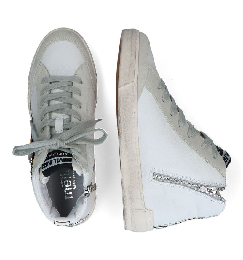 Méliné NKC Witte Sneakers in leer (316080)