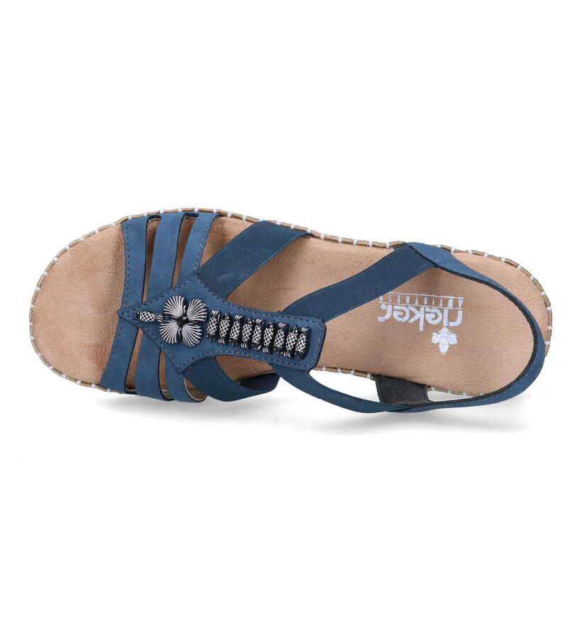 Rieker Blauwe Sandalen voor dames (323673)