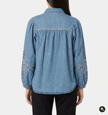 Minuit Blouses Blauw