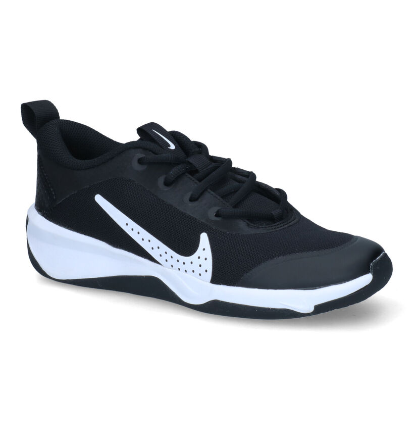 Nike Omni GS Zwarte Sneakers in kunststof (312222)