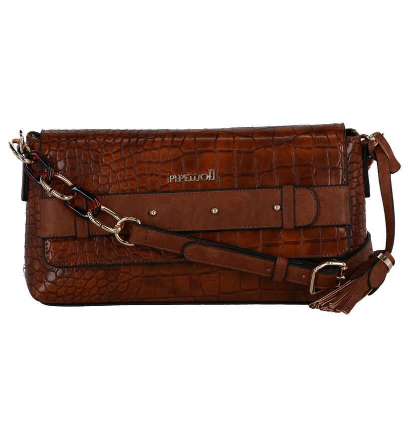 Pepe Moll Vegan Cognac Crossbody Tas in kunstleer (283579)