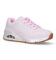 Skechers Uno Gen1 Cool Heels Baskets en Rose pour filles (326443)