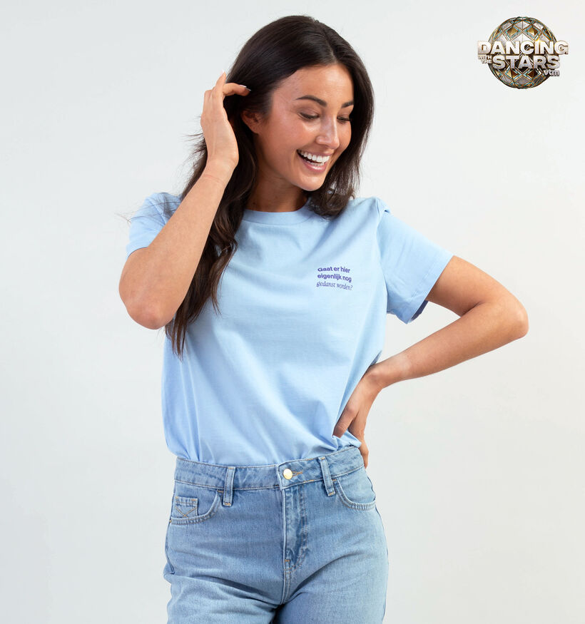 Dancing With The Stars Blauwe T-shirt voor dames (363721)