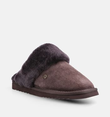 Warmbat Pantoufles Noir/Cognac/Marron/Taupe/Violet/Bleu/Rose/Vert/Gris