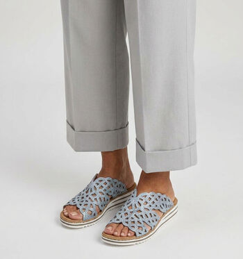 Rieker Slippers Blauw