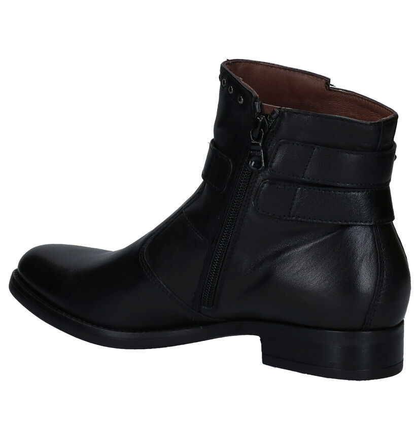 NeroGiardini Bottines plates en Noir en cuir (278990)