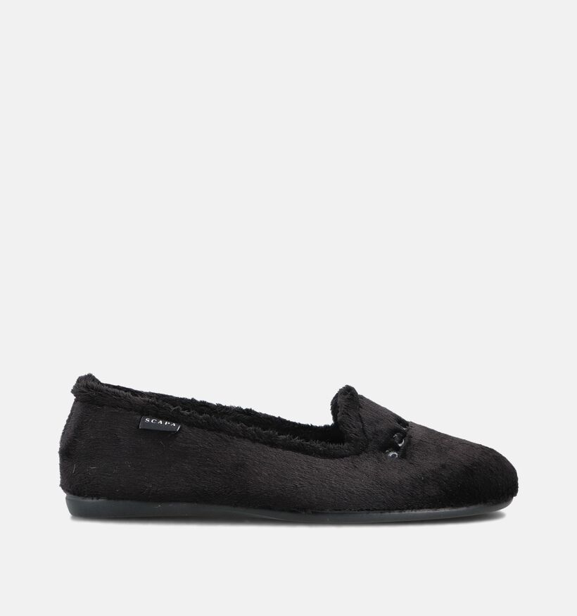 Scapa Pantoufles fermées en Noir pour femmes (364275)