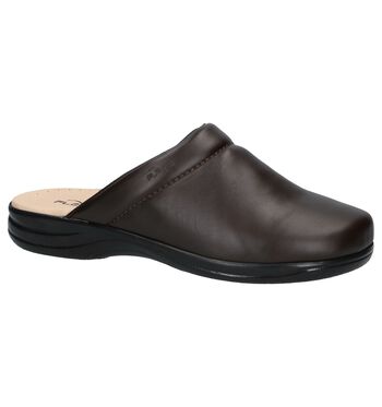 Pantoufles marron