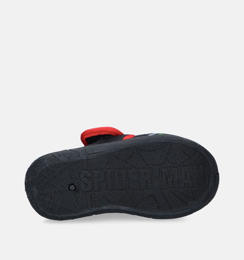 Spiderman Pantoufles fermées en Noir pour garçons (347216)