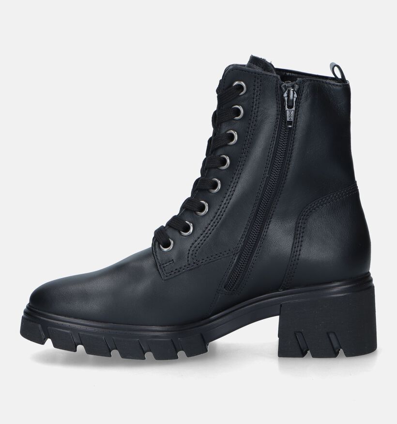 Gabor Comfort Zwarte Bottines voor dames (331198) - geschikt voor steunzolen