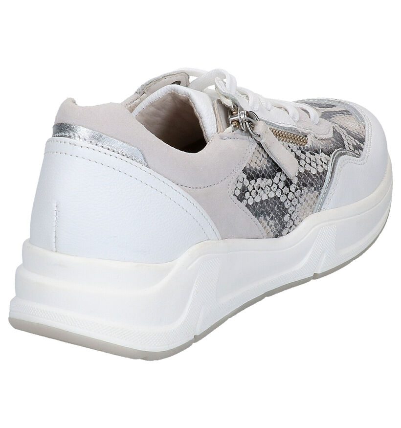 OptiFit Chaussures à lacets en Blanc en cuir (271543)