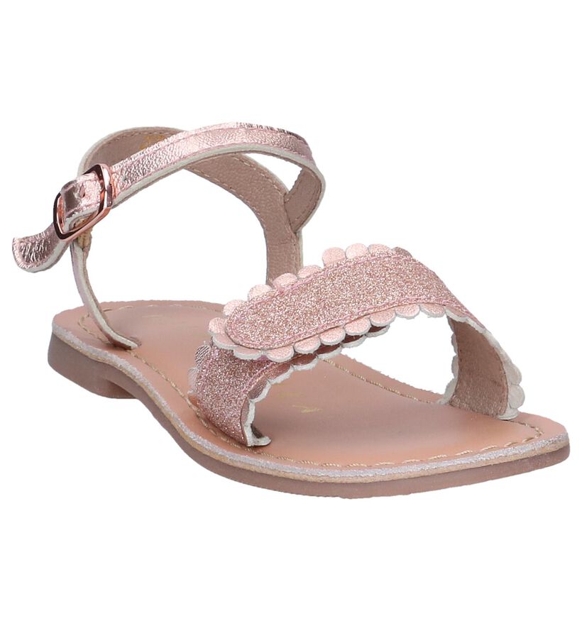 Rose Golden Sandalen Milo & Mila in leer (241259)