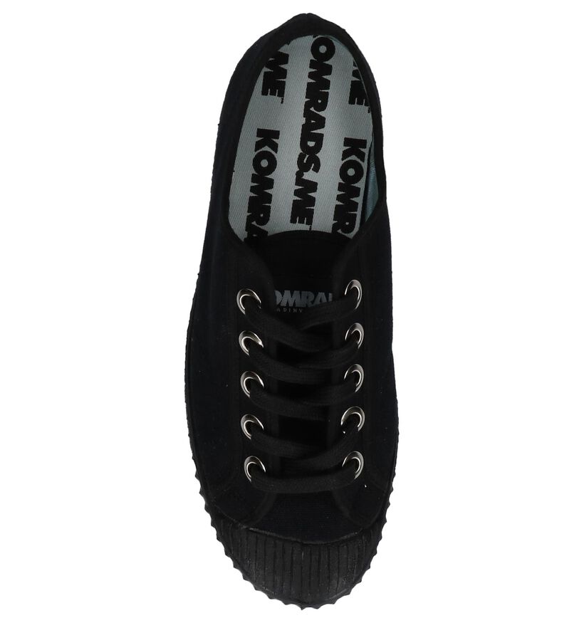 Komrads Baskets basses en Noir en textile (234044)