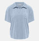 JDY Terry Collar Lichtblauwe Polo T-shirt voor dames (374848)