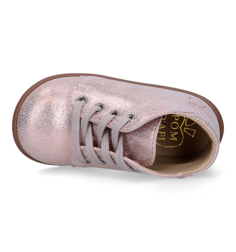 Pom d'Api Stand Up Chaussures pour bébé en Cognac pour filles (322889)