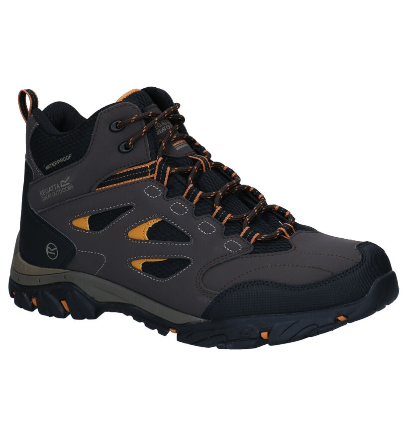 Regatta Holcombe Kaki Wandelschoenen voor heren (331962) - geschikt voor steunzolen