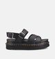 Dr. Martens Voss II Zwarte Platform Sandalen voor dames (367512)