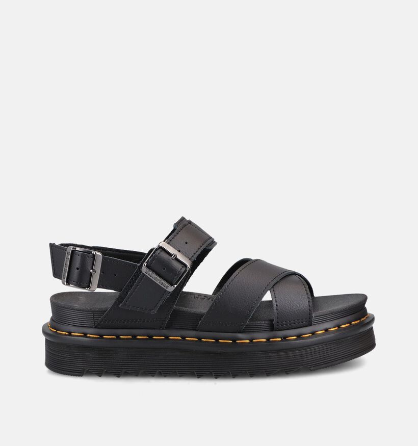 Dr. Martens Voss II Zwarte Platform Sandalen voor dames (367512)
