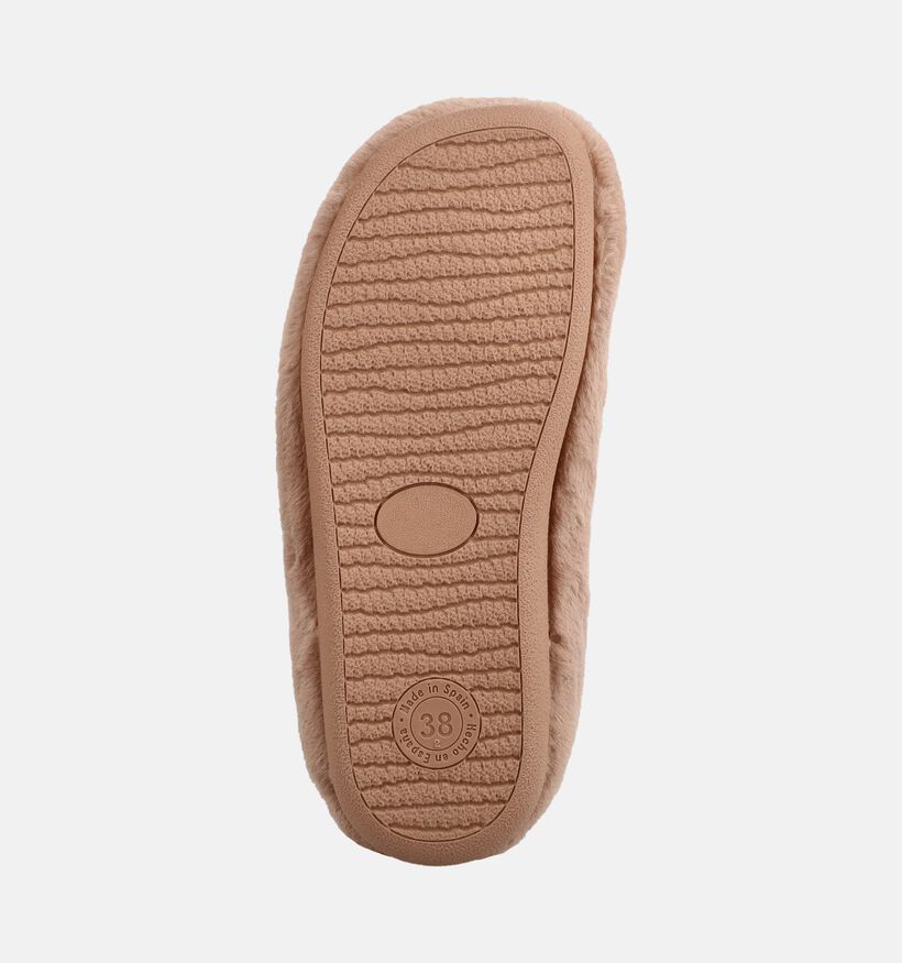 Scapa Taupe Pantoffels voor dames (380856) - geschikt voor steunzolen