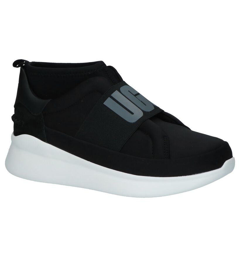UGG Neutra Zwarte Slip-on Sneakers in stof (223600)
