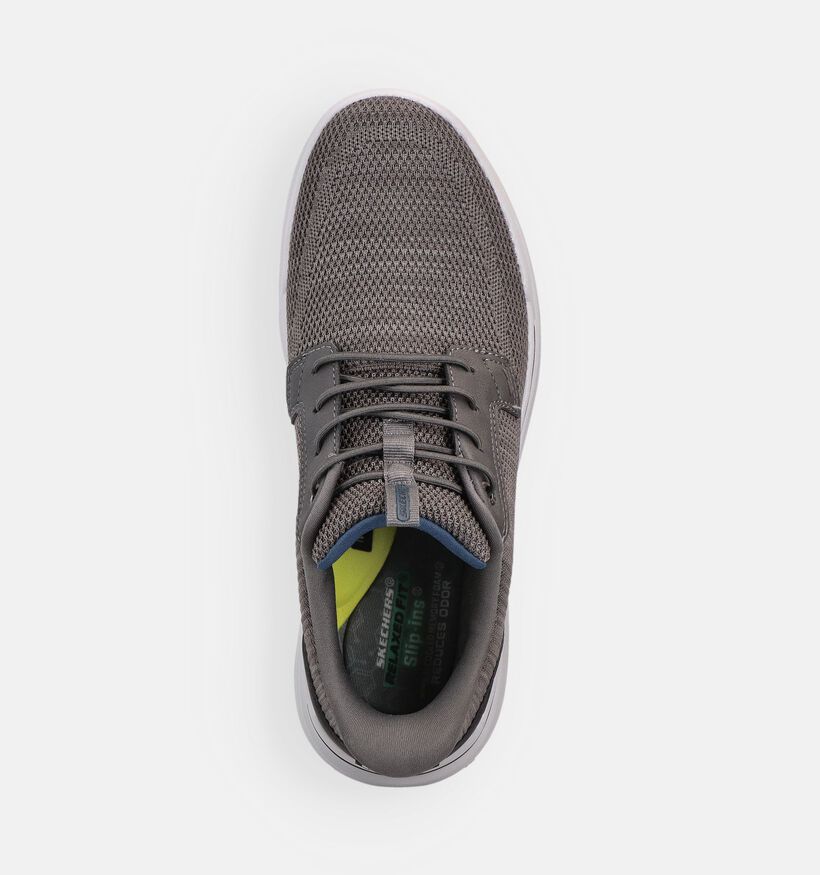 Skechers Sterling Ramone Grijze Sneakers voor heren (371053) - geschikt voor steunzolen