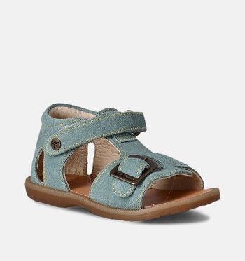 Naturino Quarzo Babyschoenen Cognac/Blauw/Groen