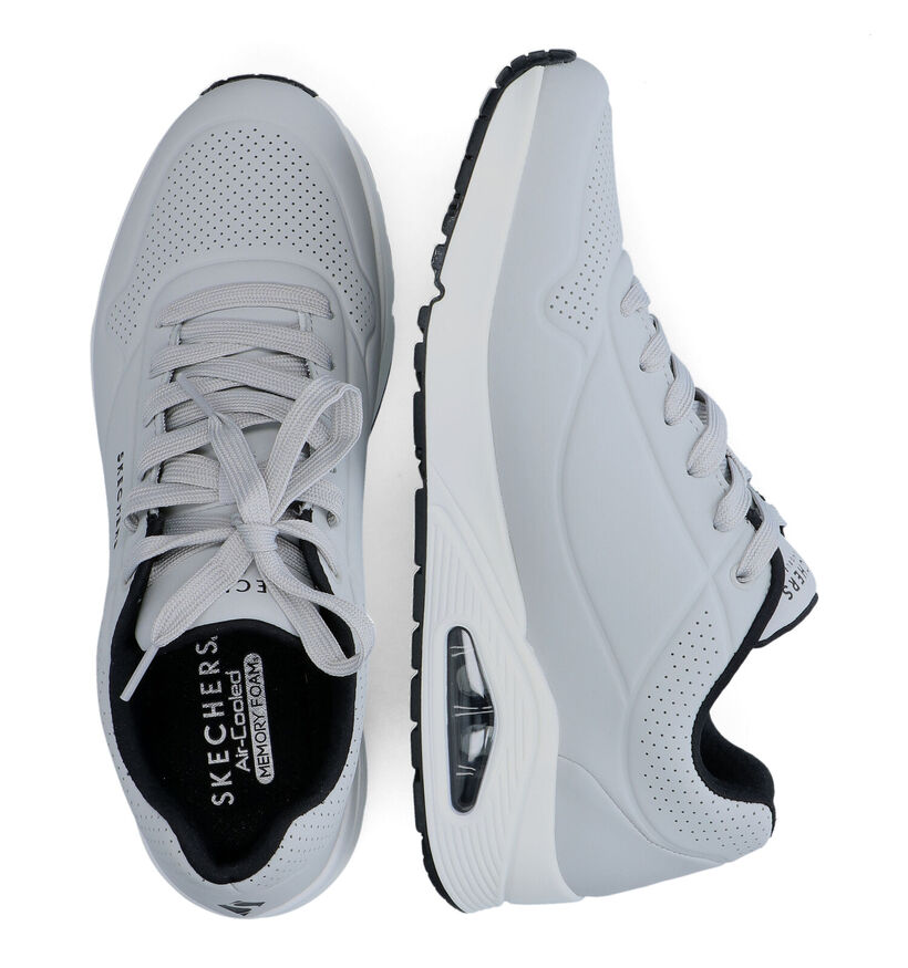 Skechers Uno Stand On Air Zwarte Sneakers voor heren (350318) - geschikt voor steunzolen