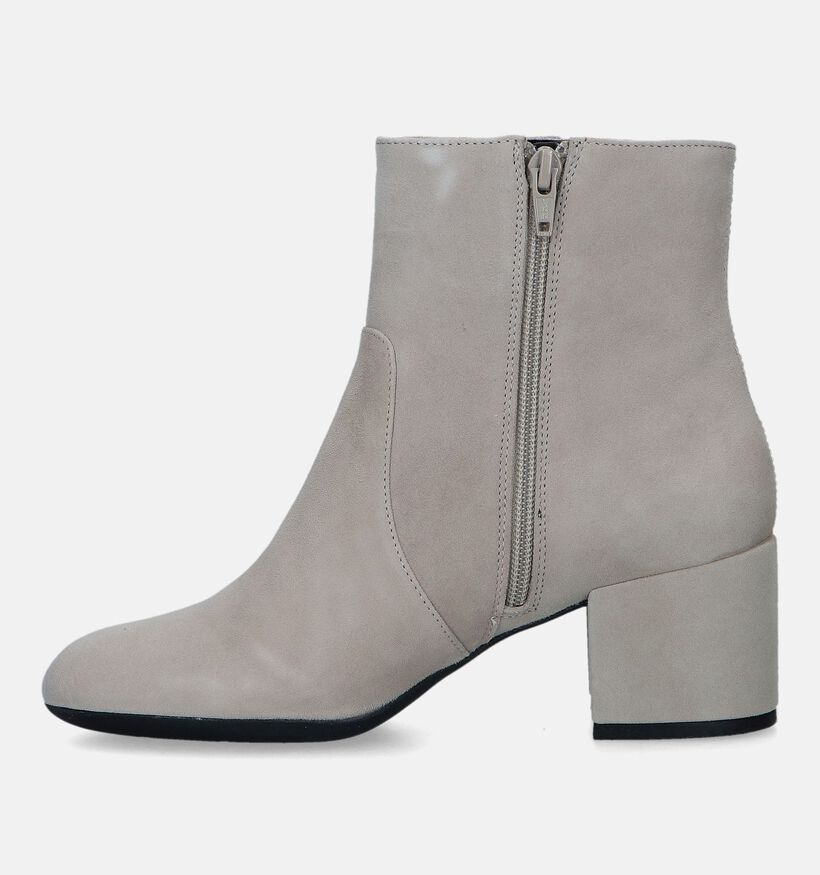 Geox Eleana Zwarte Enkellaarzen voor dames (328382) - geschikt voor steunzolen