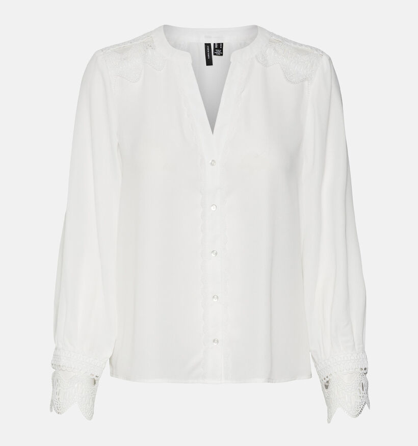 Vero Moda Agnes Blouse en Blanc pour femmes (328989)