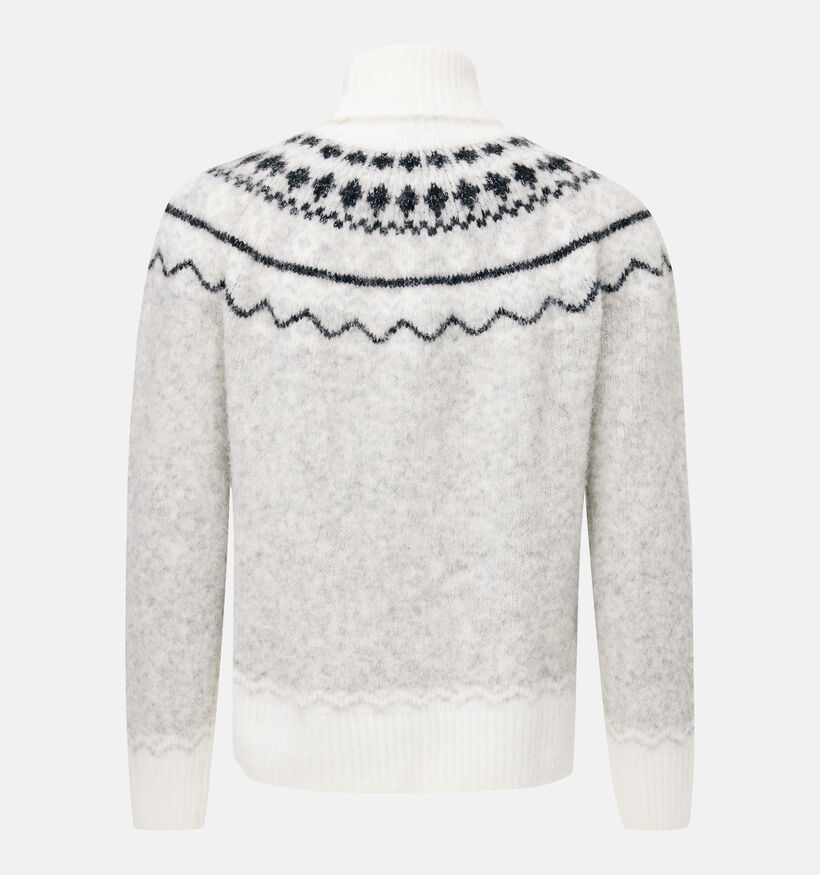 Mexx Nordic Jacquard Grijze Coltrui voor dames (380724)