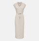 JDY Sonal Oatmeal Long Robe longue en Beige pour femmes (373904)