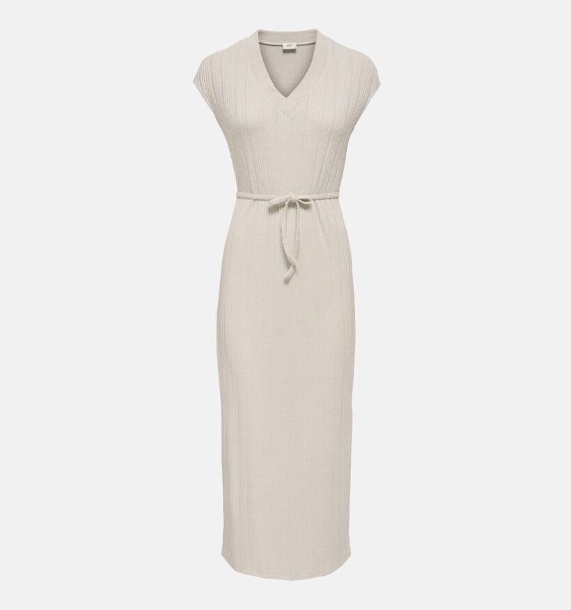 JDY Sonal Oatmeal Long Robe longue en Beige pour femmes (373904)