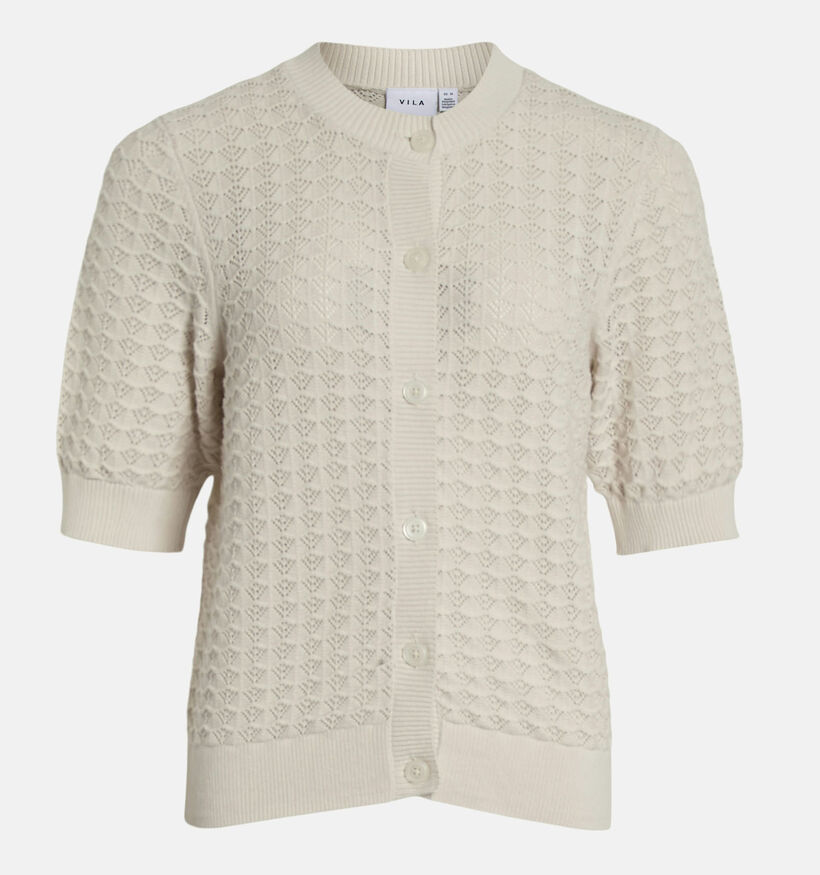 Vila Gilets en Beige pour femmes (361402)