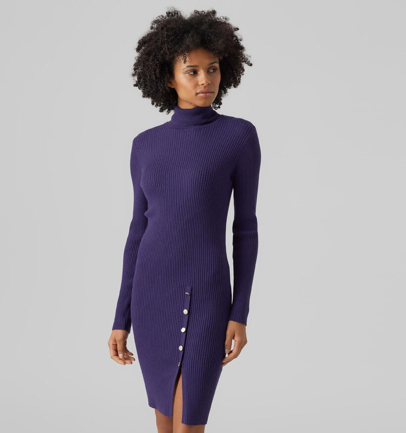 Vero Moda Aba Robe avec col roulé en Mauve pour femmes (328991)