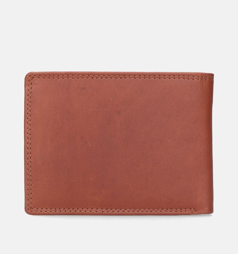 Euro-Leather Porte-monnaie en Cognac pour hommes (381376)