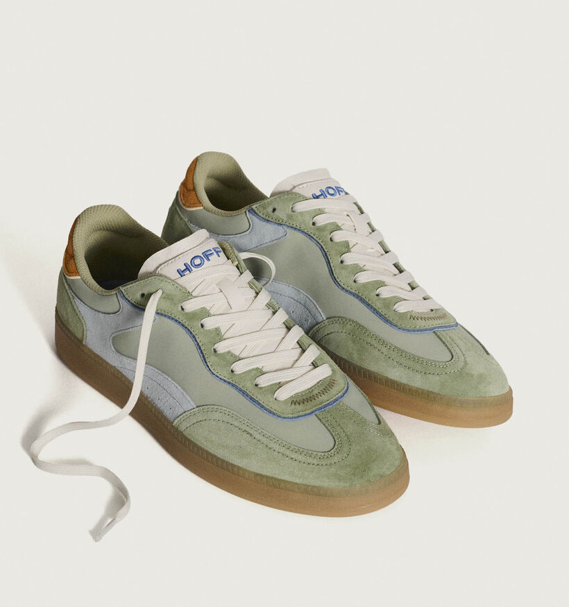 HOFF Park Kaki Veterschoenen voor heren (353329) - geschikt voor steunzolen