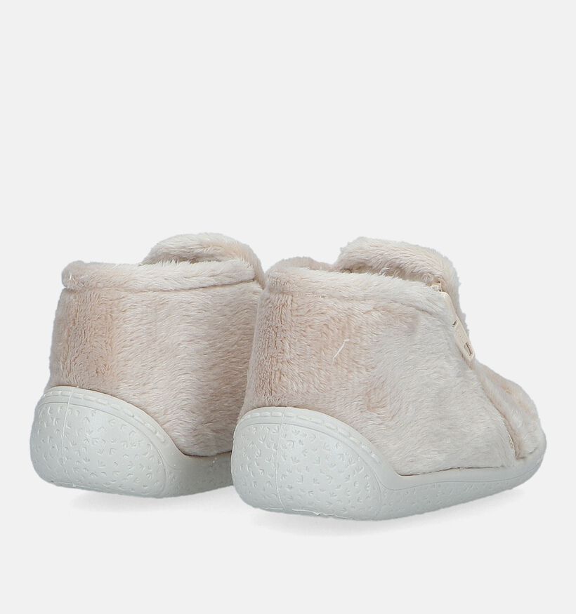 Milo & Mila Beige Babypantoffels voor meisjes (332273)