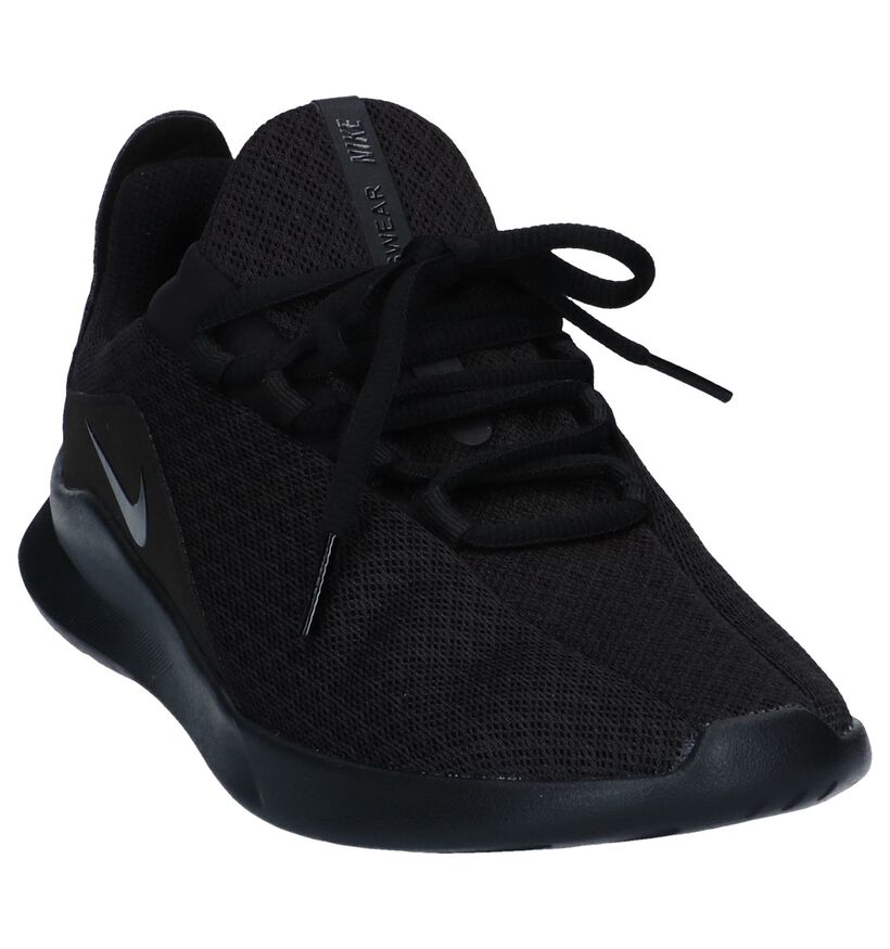 Nike Baskets slip-on en Noir en textile (250259)