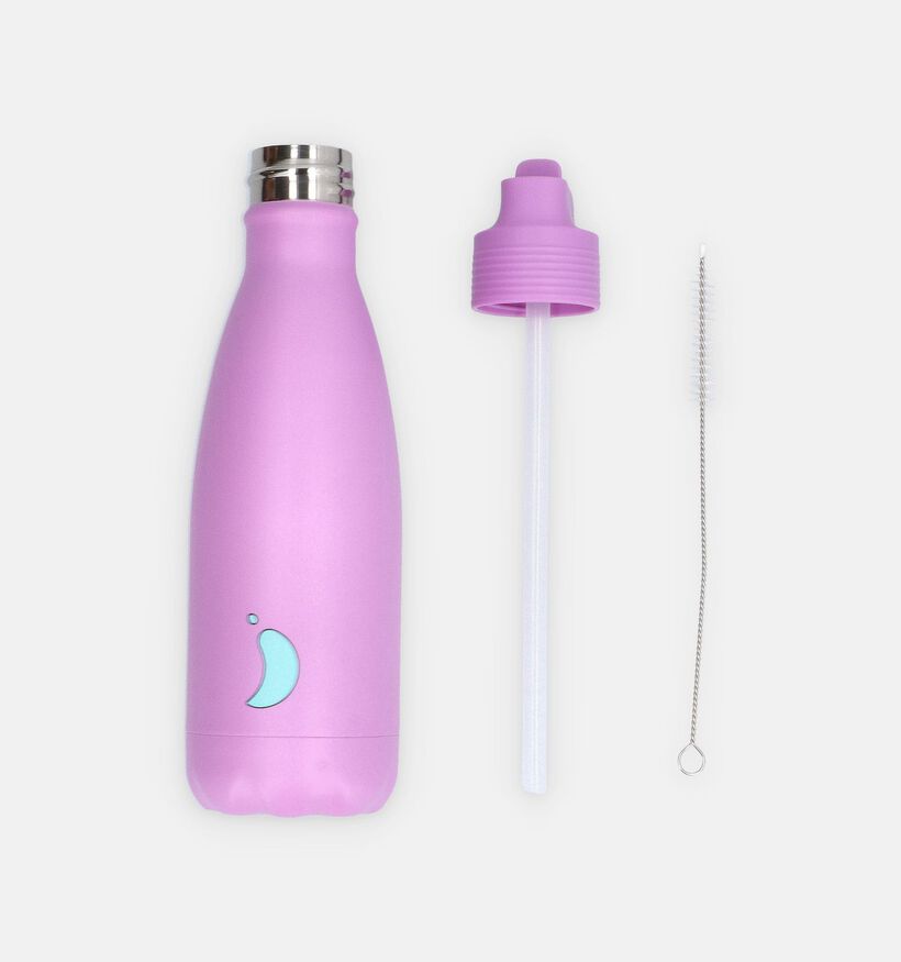 Chilly's Kids Bottle Gourde en Violet 350ml pour gar&ccedil;ons, filles (381609)