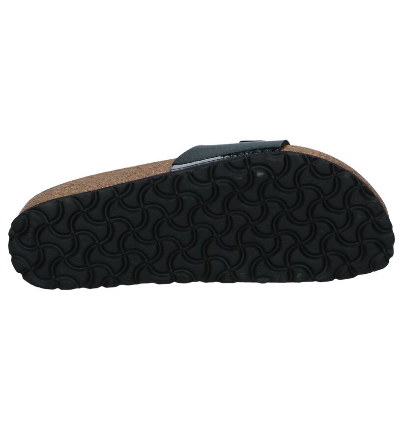 Birkenstock Madrid Nu-pieds en Noir pour femmes (302977)