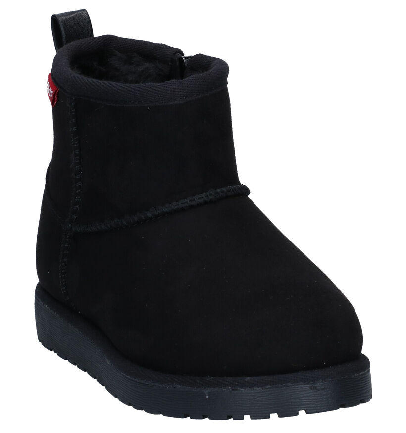 Levi's New Wave Bottes en Noir en textile (295560)