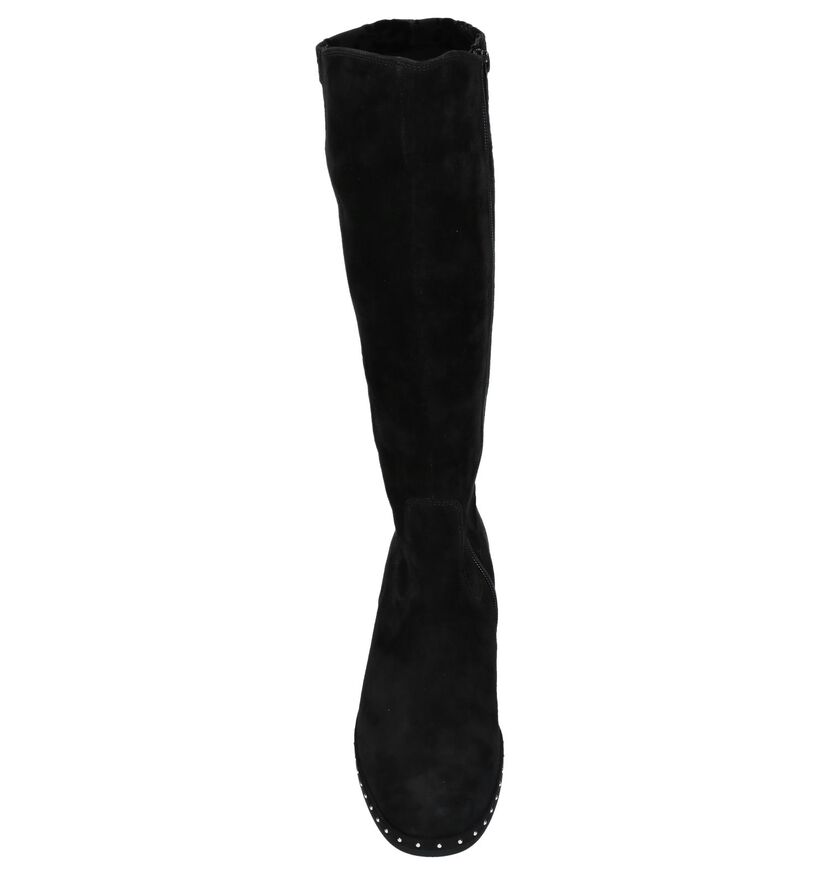 Gabor Bottes hautes en Noir en daim (231229)